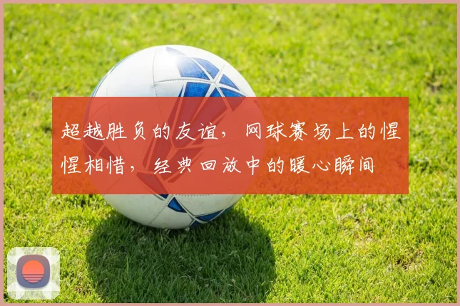 超越胜负的友谊，网球赛场上的惺惺相惜，经典回放中的暖心瞬间